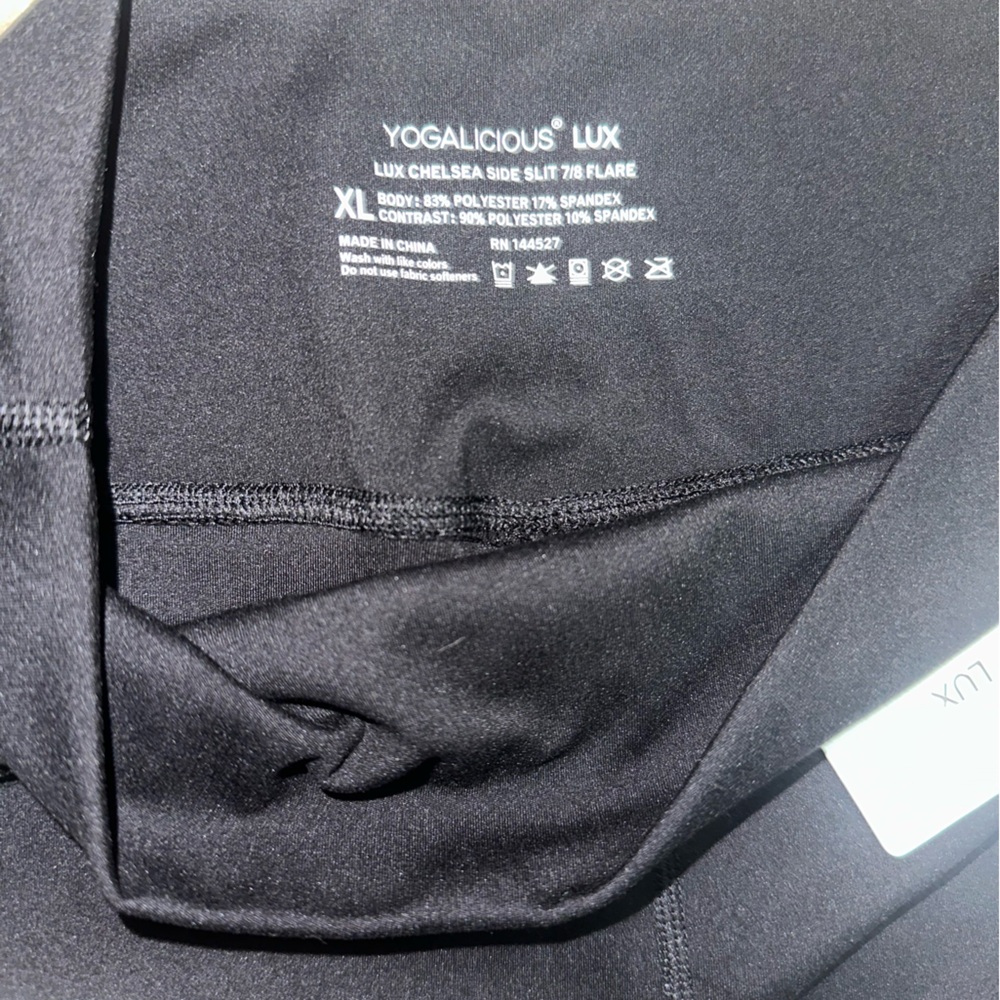 Yogalicious black lux leggings women